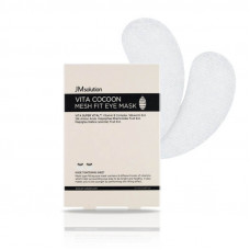 Витаминные тканевые патчи с протеинами шелкопряда JMSolution Vita Cocoon Mesh Fit Eyes Mask
